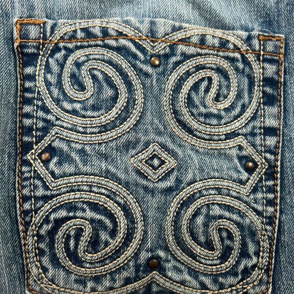 Vintage Y2K LL Cool J Baggy Wide Leg Distressed Jeans - 36 - Picture 5 of 9